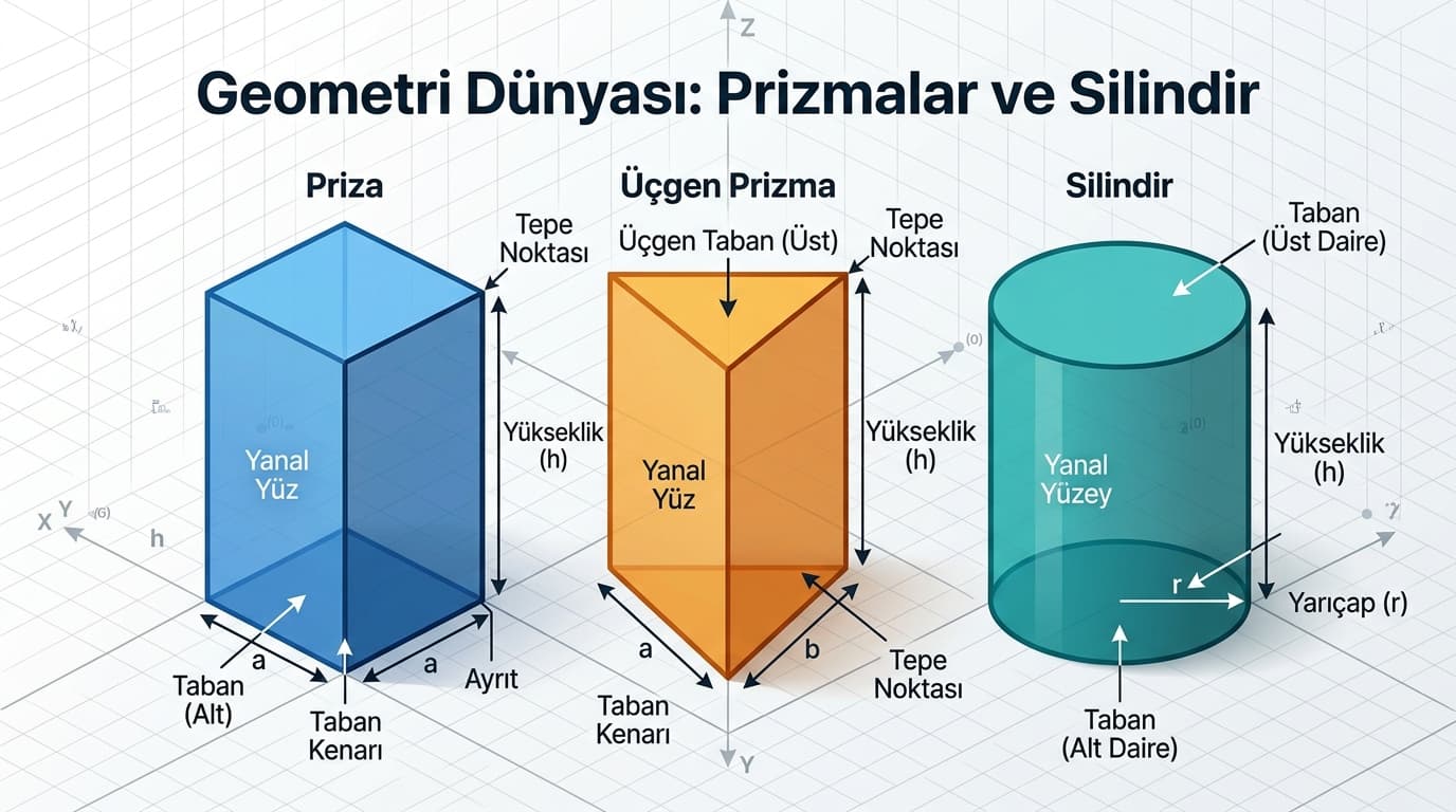 Prizma Nedir? (Alan, Hacim)