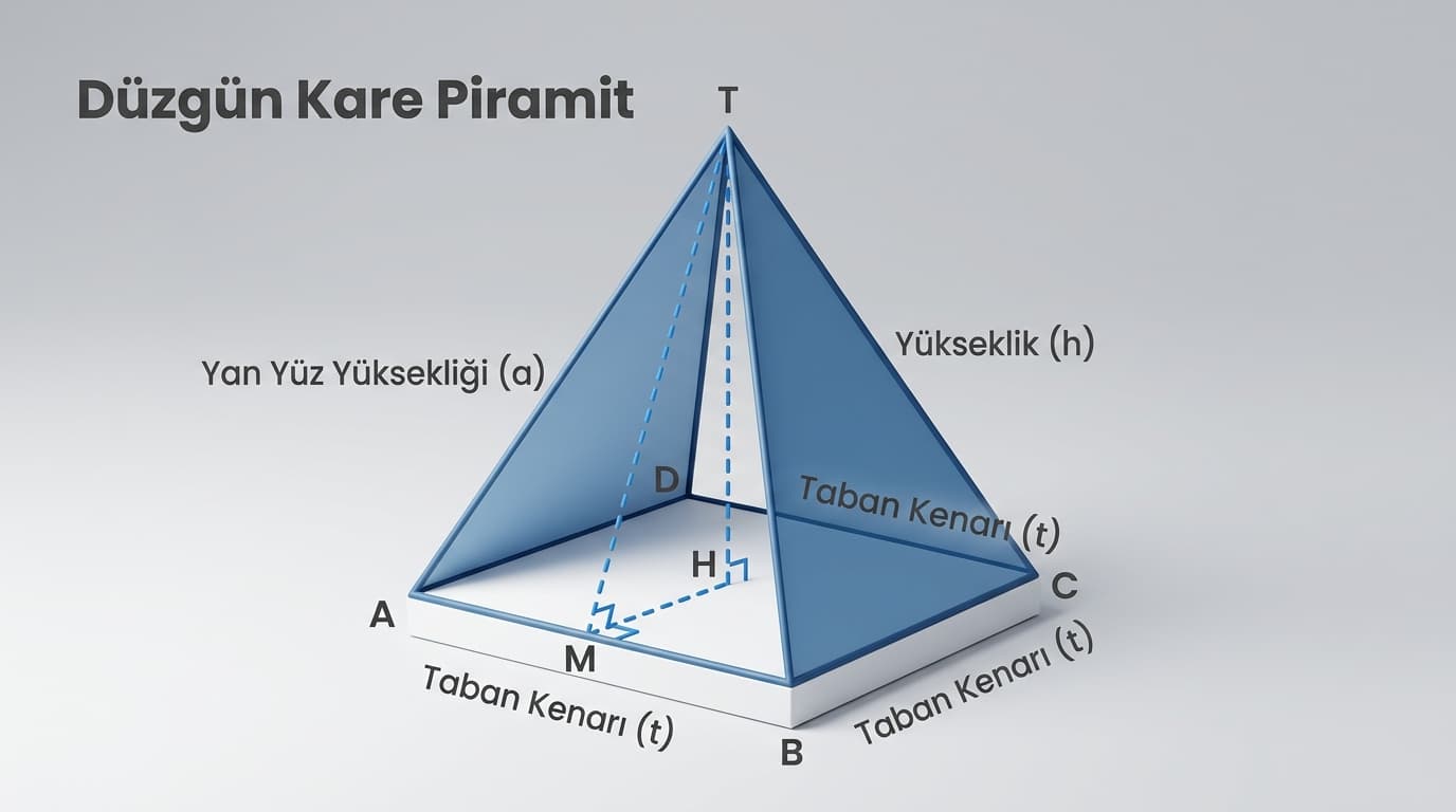 Piramit Nedir? (Alan, Hacim)