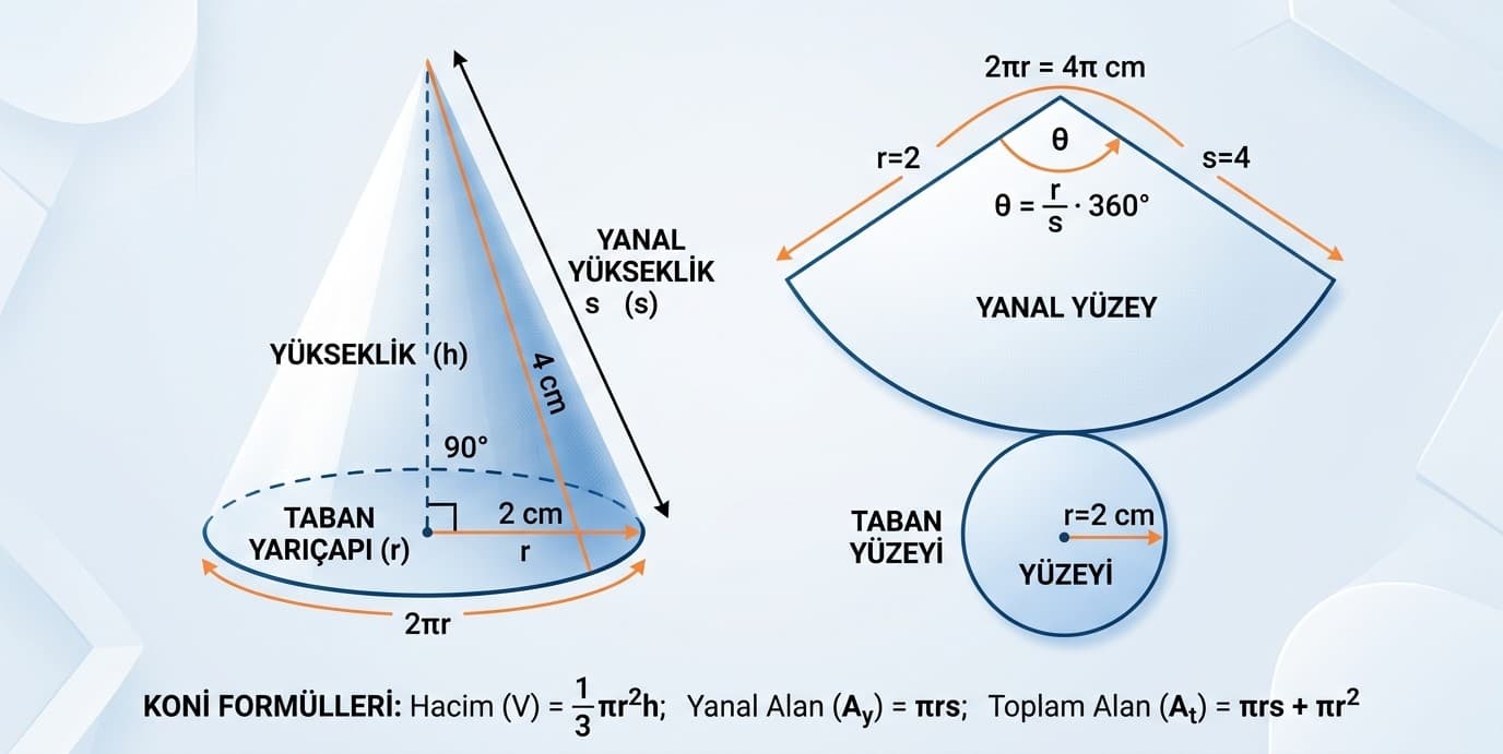 Koni Nedir? (Alan, Hacim)