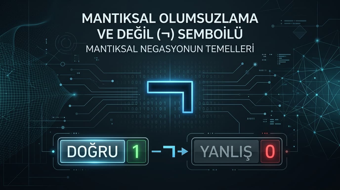 Değilleme (Olumsuzlama) Nedir?