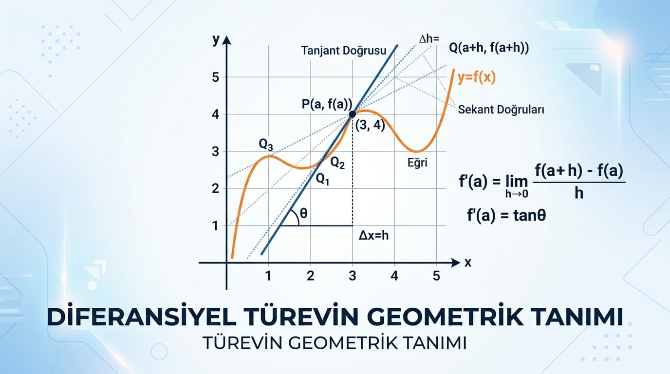 Teğetin Eğimi Nedir? (Türevle İlişkisi)