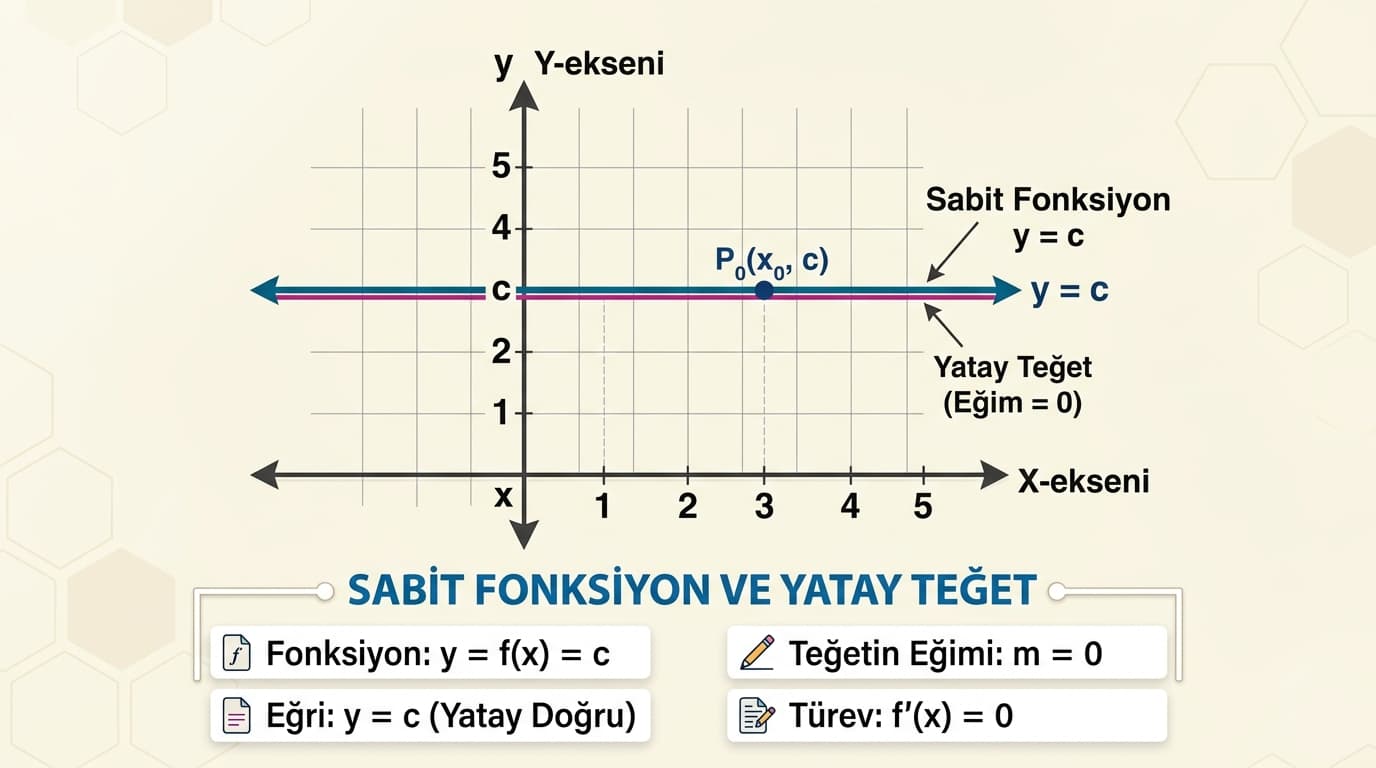 Sabit Fonksiyonun Türevi Nedir?