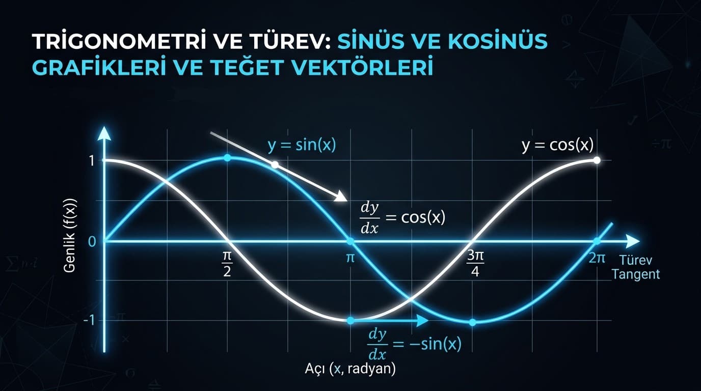Trigonometrik Fonksiyonların Türevleri Nelerdir?