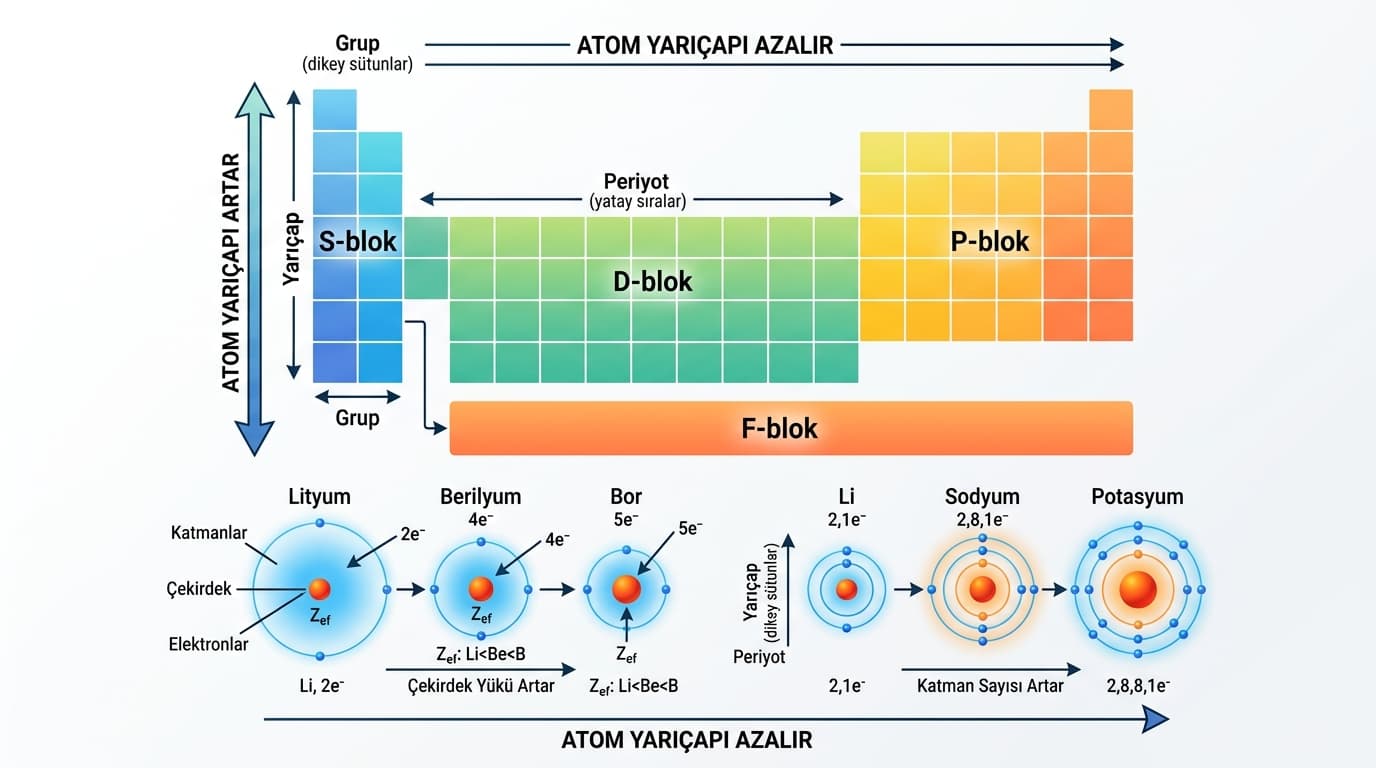 Atom Yarıçapı Nedir?