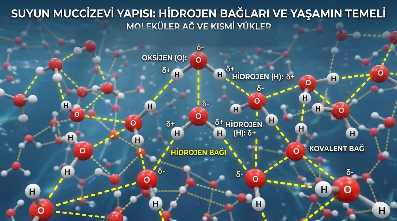 Hidrojen Bağı Nedir? (Oluşumu, Önemi)