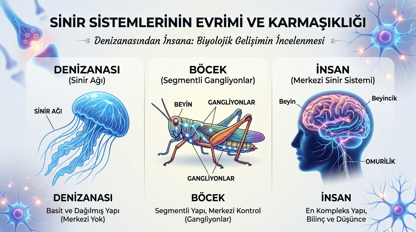 Doğanın İletişim Hattı: Hayvanlarda Sinir Sisteminin Evrimsel Yolculuğu