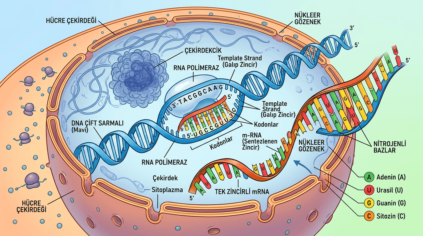Yaşamın Şifre Taşıyıcısı: mRNA ve Nükleik Asitlerin Gizemli Dünyası