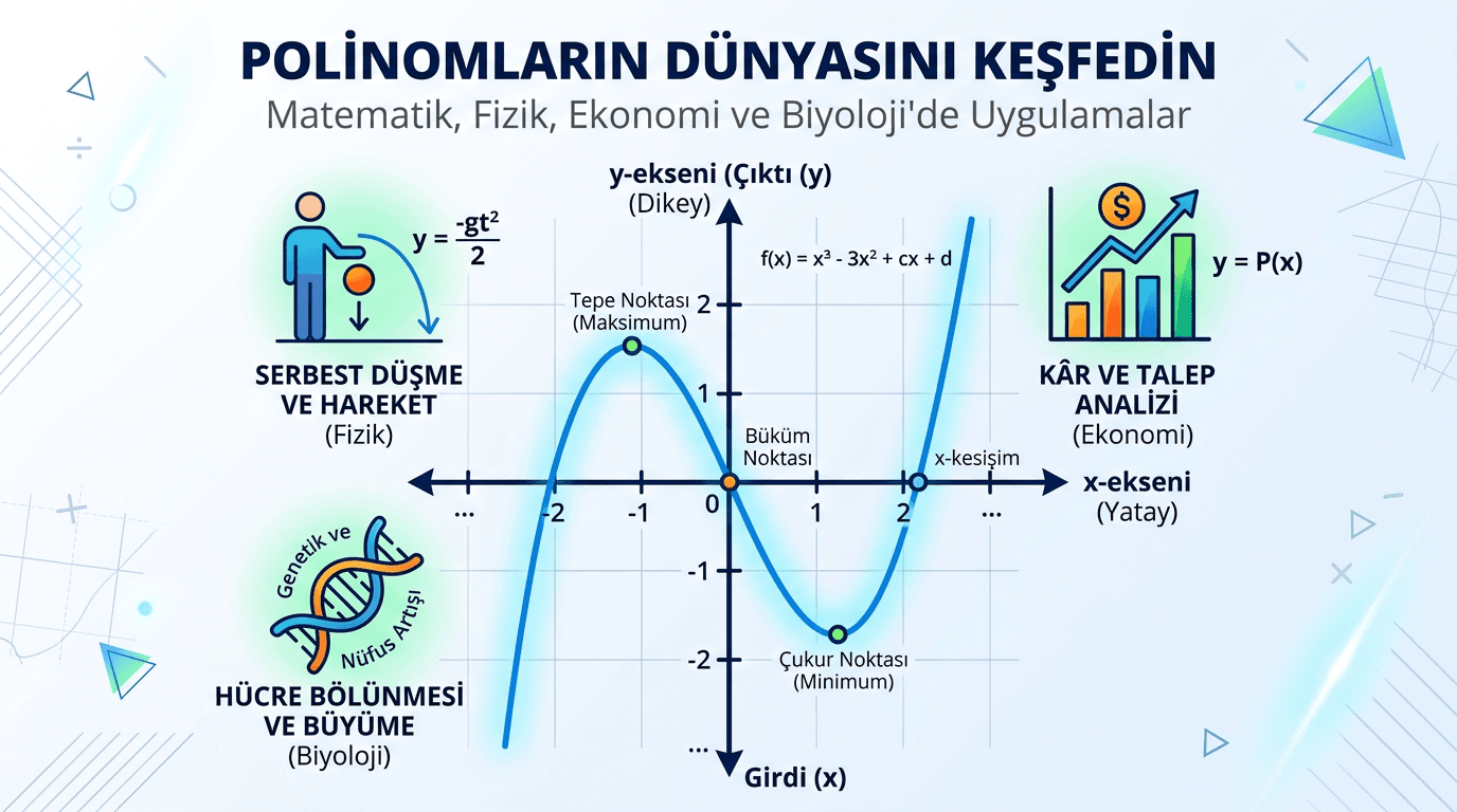 Polinom Fonksiyonların Gizli Dünyası: Grafiklerden Gerçek Hayata Bir Yolculuk