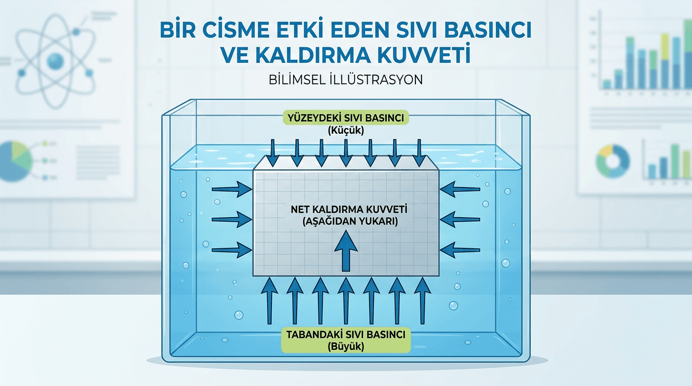 Arşimet'in Sırrı: Kaldırma Kuvveti ve Sıvı Basıncı Arasındaki Derin Bağ