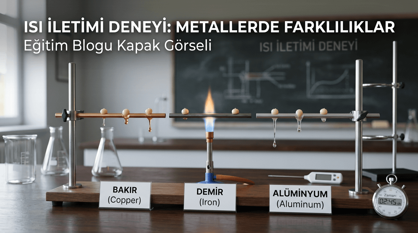 Neden Metal Soğuk, Tahta Sıcak Gelir? Katılarda Isı İletiminin Sırrı