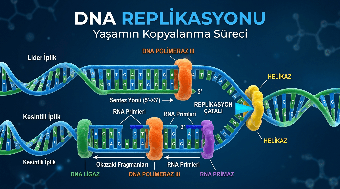 Yaşamın Mimarisini Tasarlamak: DNA Replikasyonu ve Bilimsel Modelleme Rehberi
