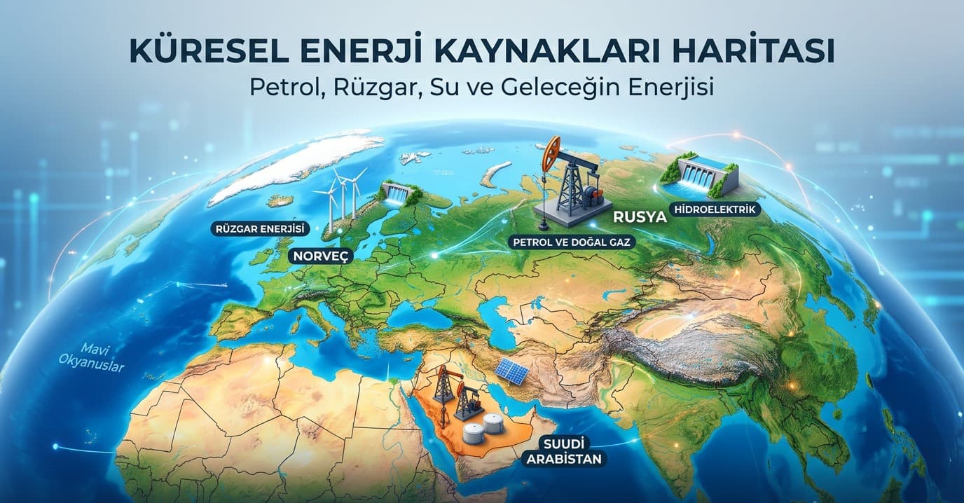 Enerji ve Coğrafya: Ülkelerin Enerji Kaynaklarını Belirleyen Coğrafi Faktörler