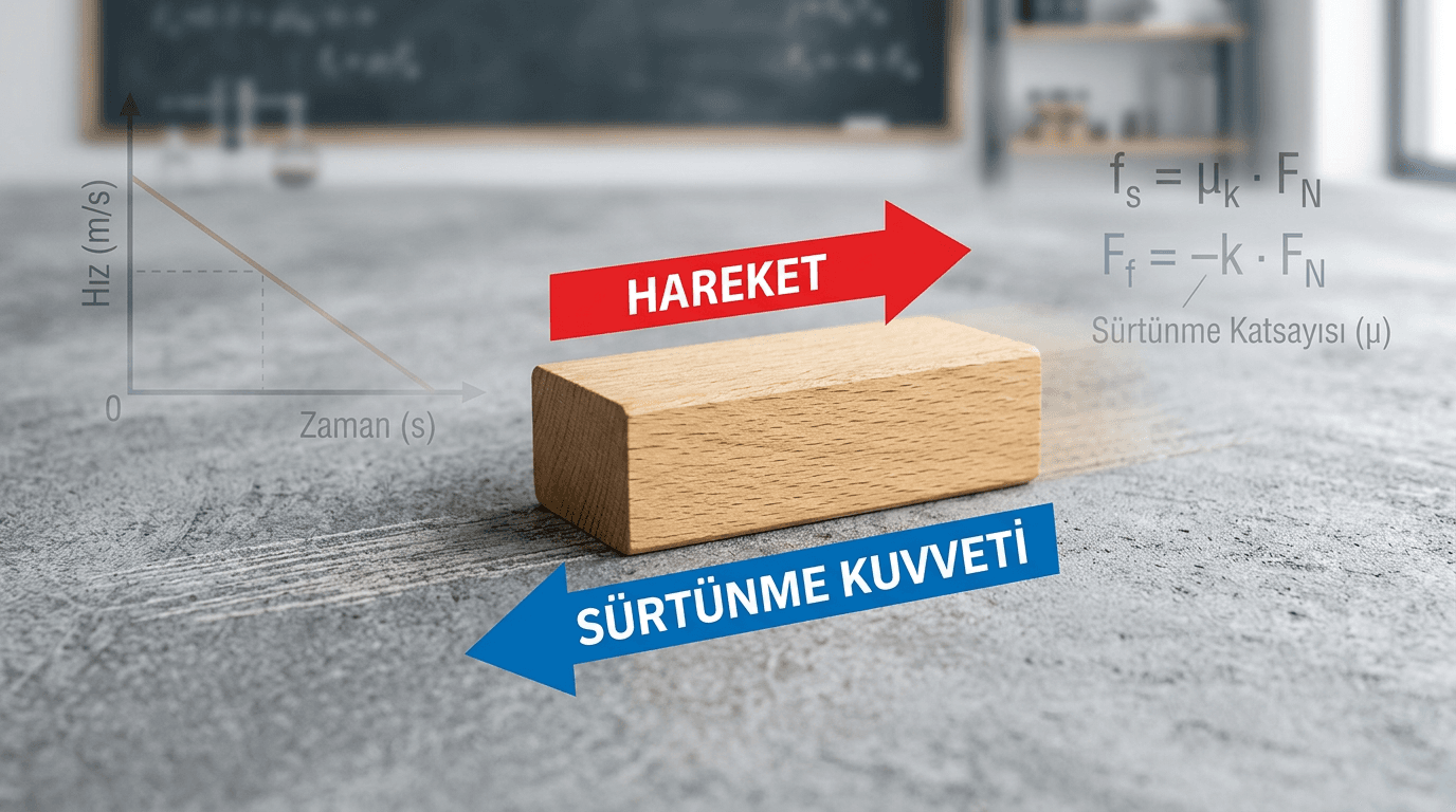Sürtünme Kuvvetinin Yaptığı İş