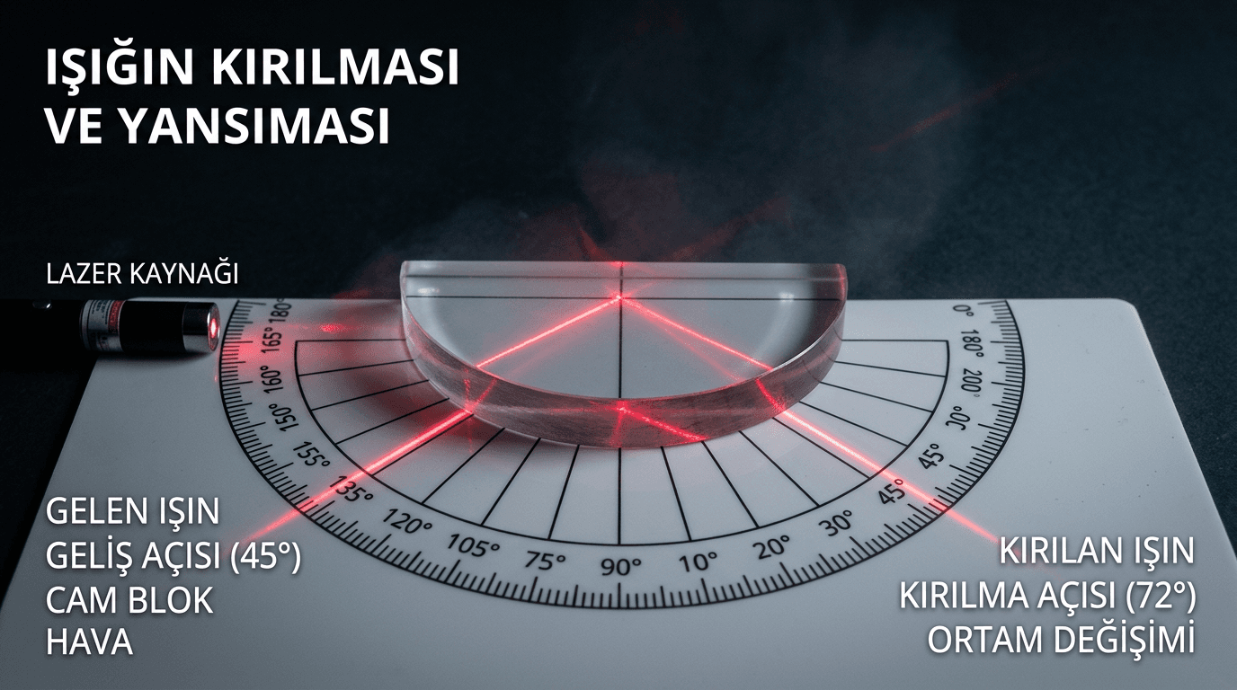Işığın Kırılma Yolculuğu: Deneylerle Saydam Ortamları Keşfetmek