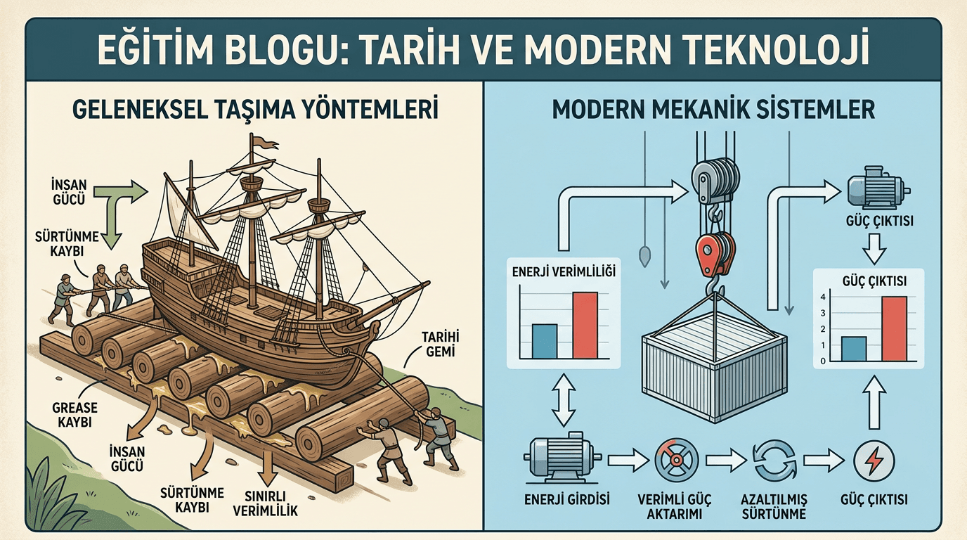 Tarihin Mühendislik Dehasından Günümüze: Mekanik Sistemlerde Verim Analizi