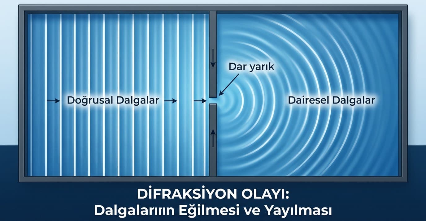 Doğrusal Su Dalgalarında Kırınım: Dalgaların Engelleri Aşma Yolculuğu