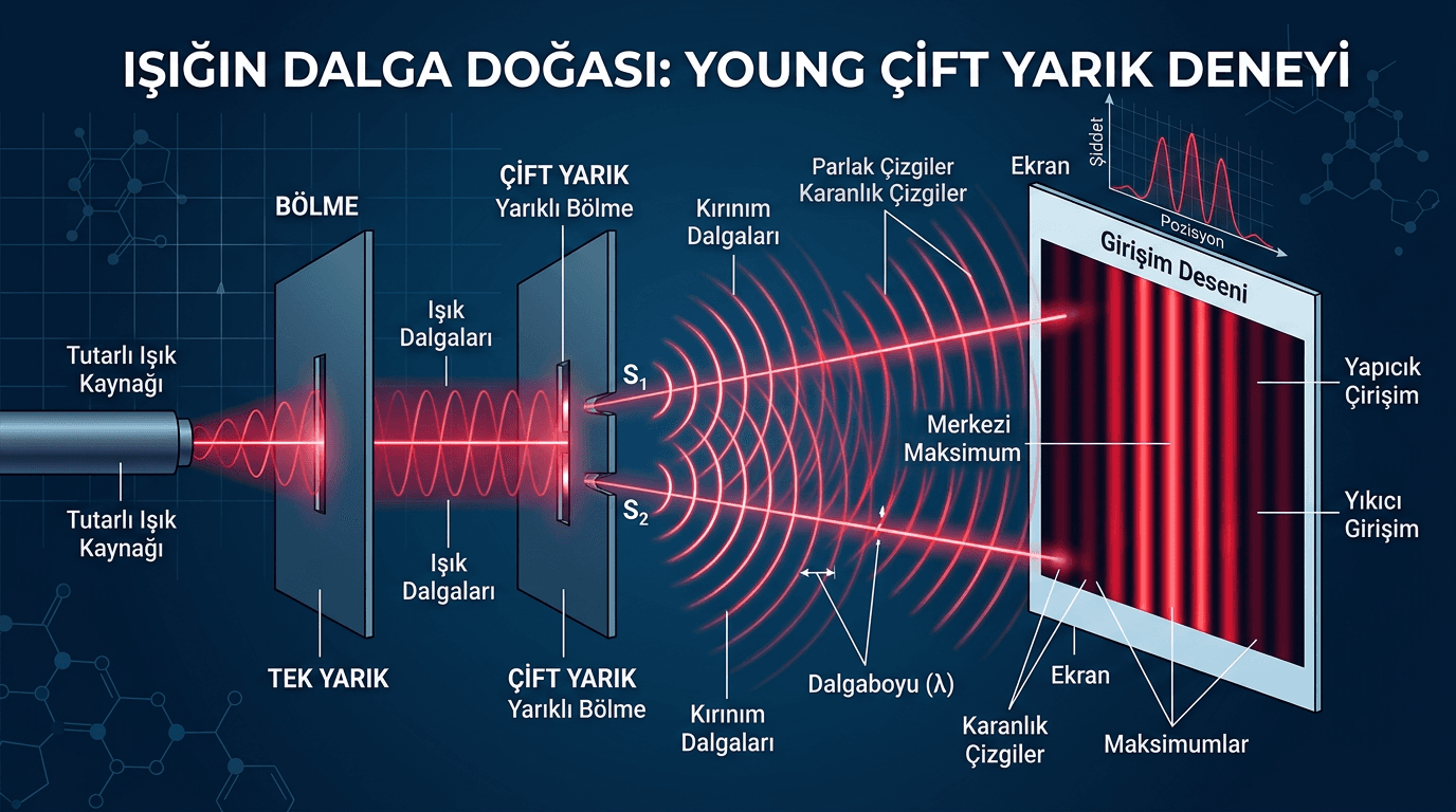 Işığın Gizemli Dünyası: Işıkta Girişim Deneyi ve Veri Analizi
