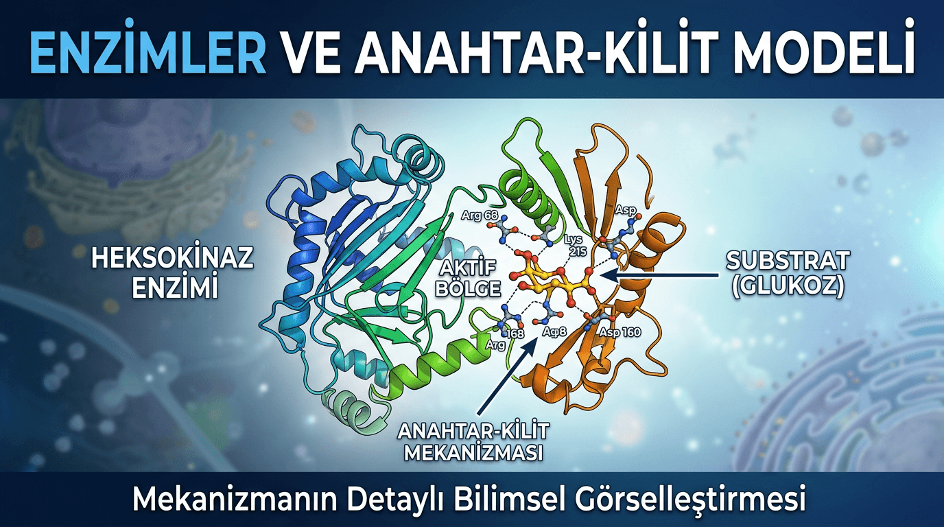 Enzim Nedir? (Yapısı, Çalışma Mekanizması, Özellikleri)