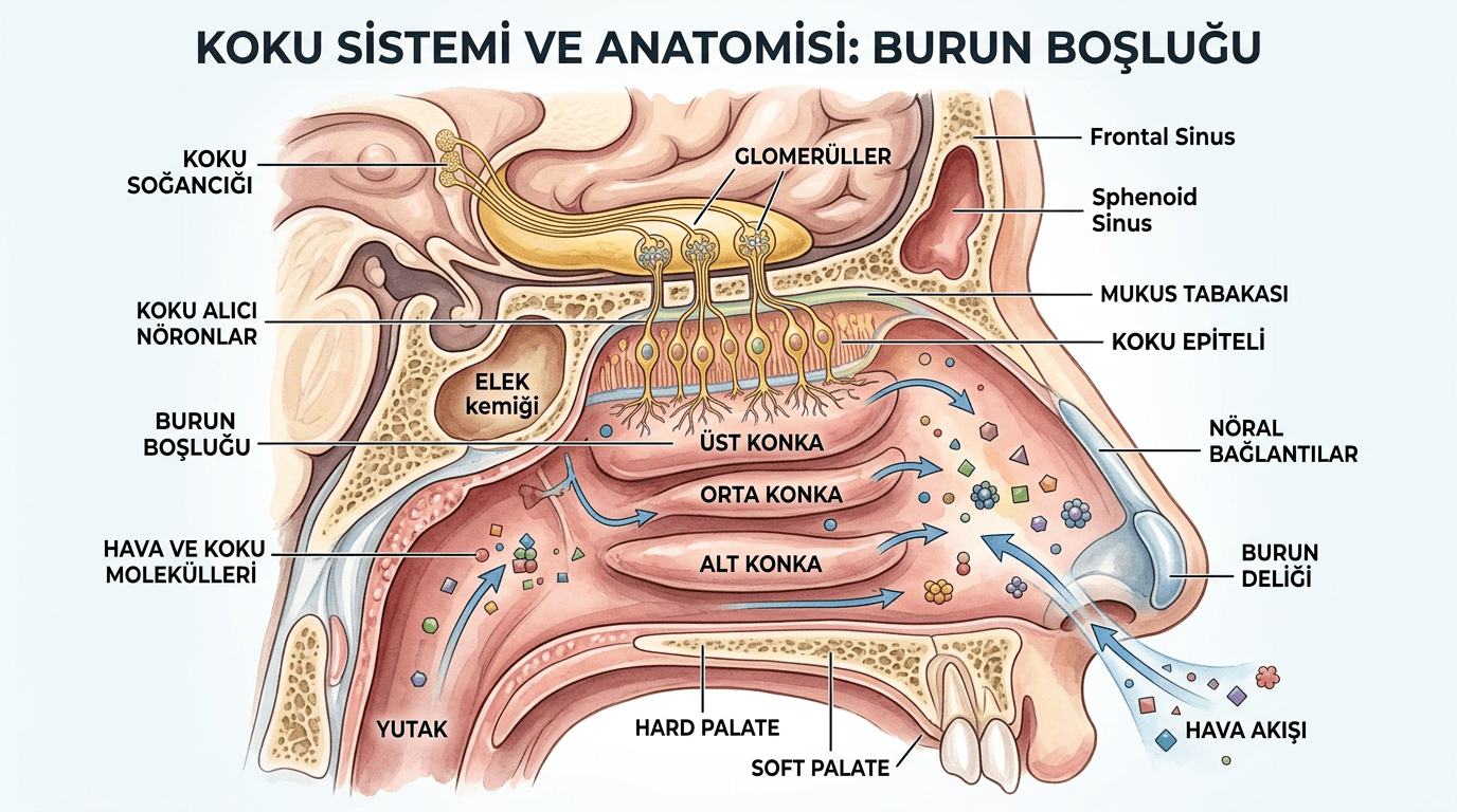 Burun Nedir? (Yapısı, Koku Alma)