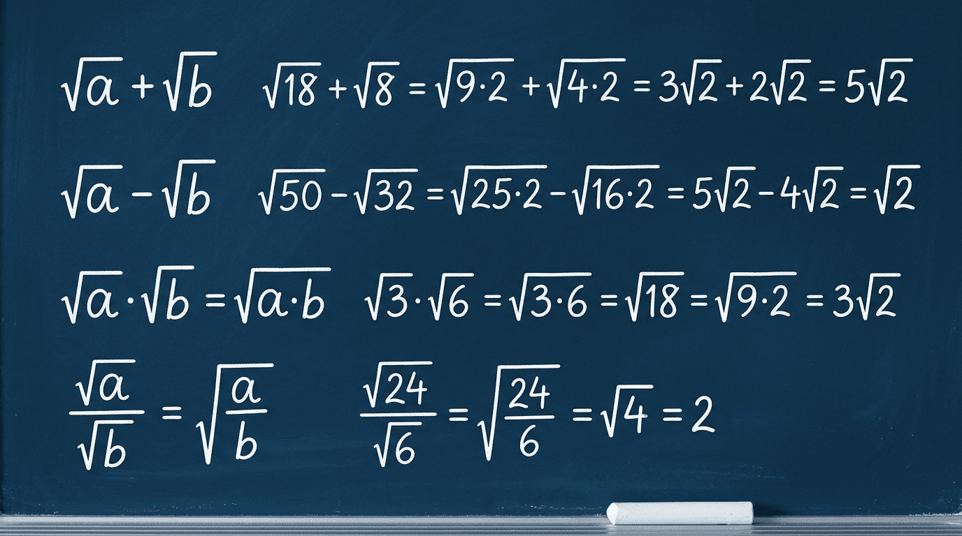 How Do You Add, Subtract, Multiply, and Divide Radical Expressions?