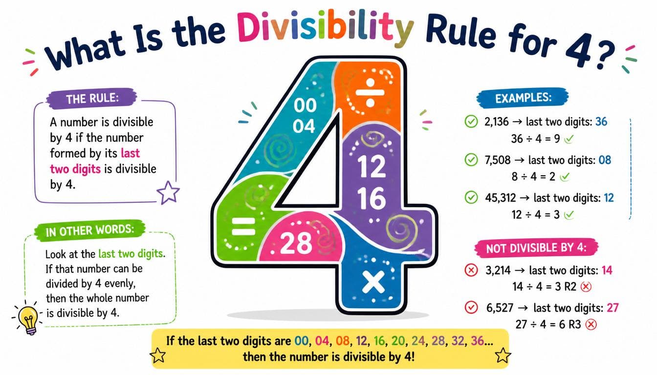 What Is the Divisibility Rule for 4?
