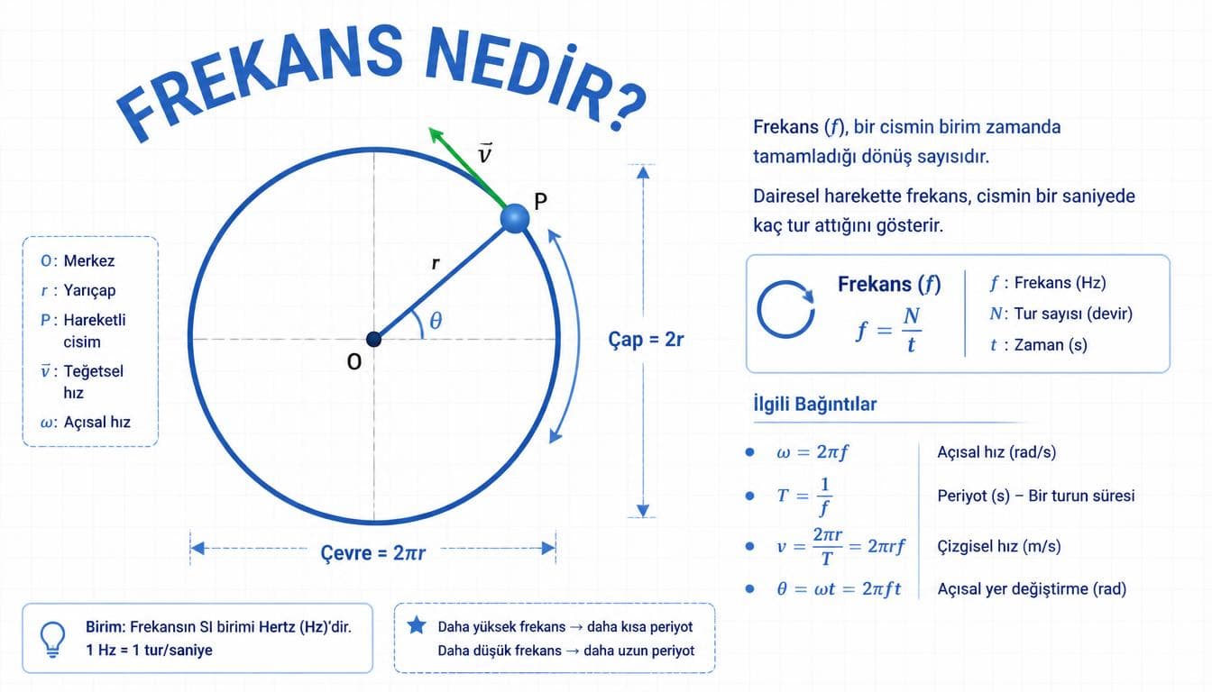 Frekans Nedir? (Çembersel Harekette)