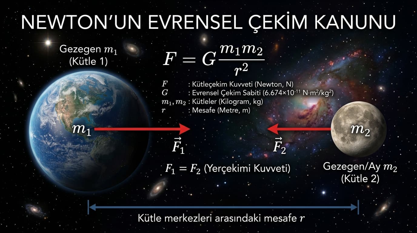 Kütle Çekim Kuvveti Formülü Nedir?