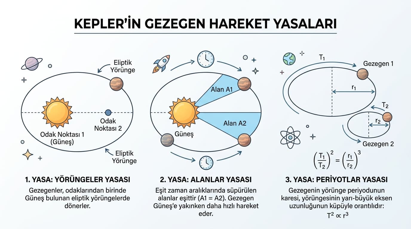 Kepler Yasaları Nelerdir?