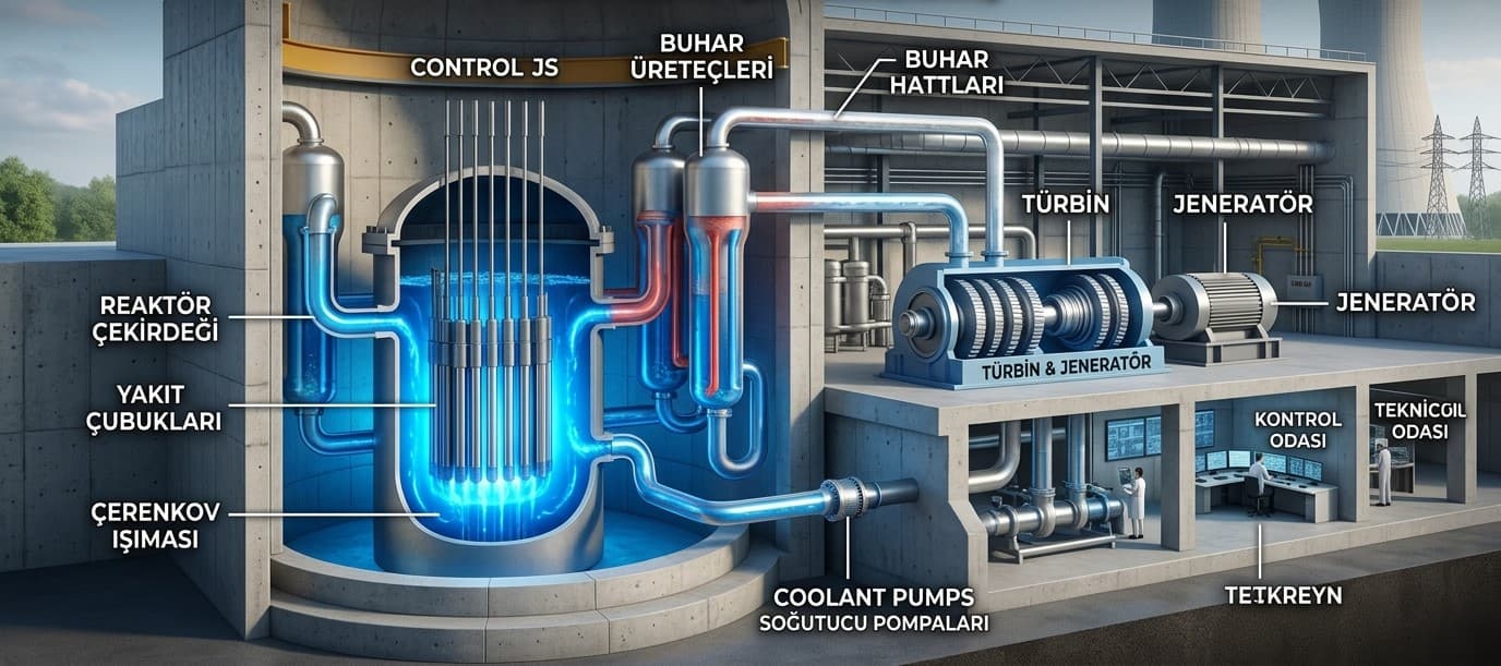 Nükleer Enerji Üretimi Nasıl Gerçekleşir?