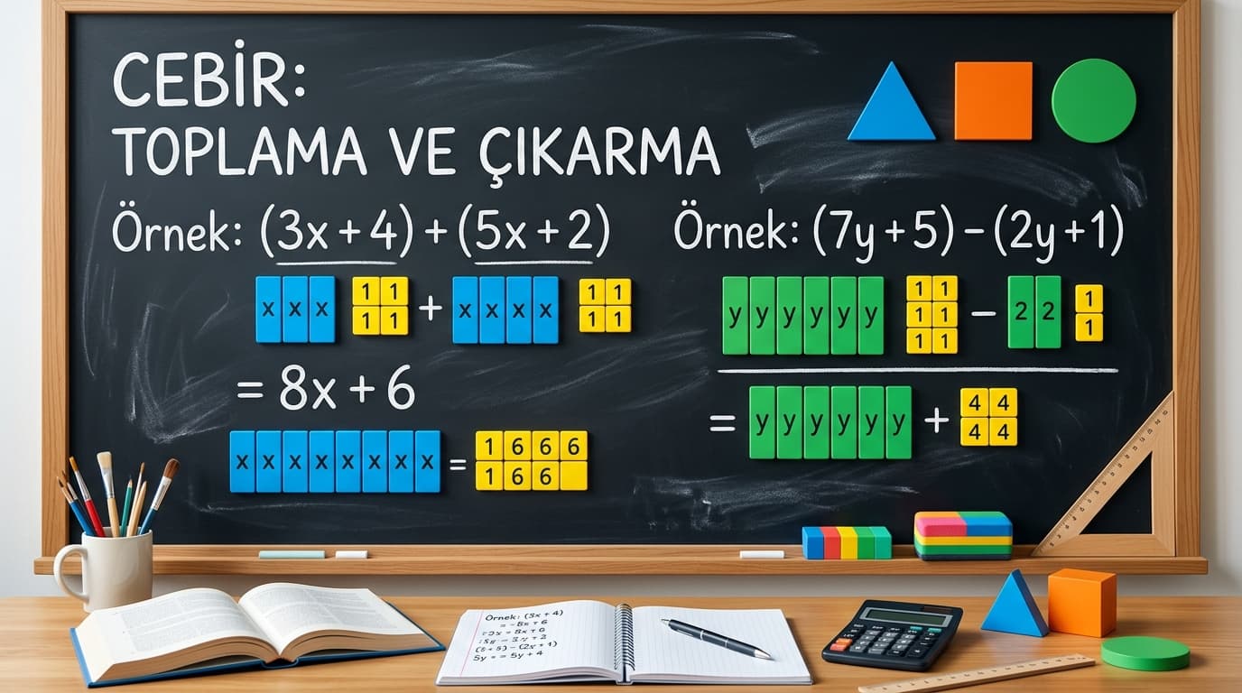 Cebirsel İfadelerde Toplama ve Çıkarma Nasıl Yapılır?