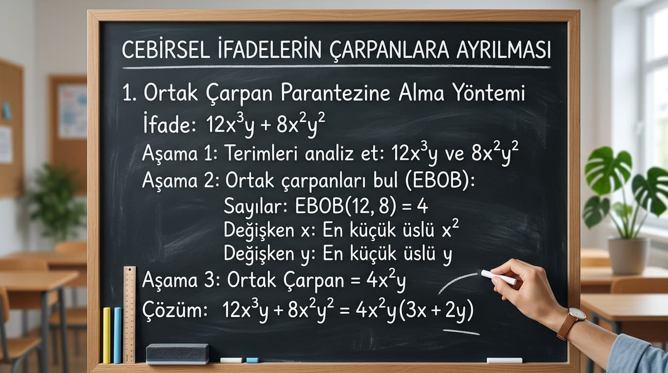 Ortak Çarpan Parantezine Alma Nasıl Yapılır?
