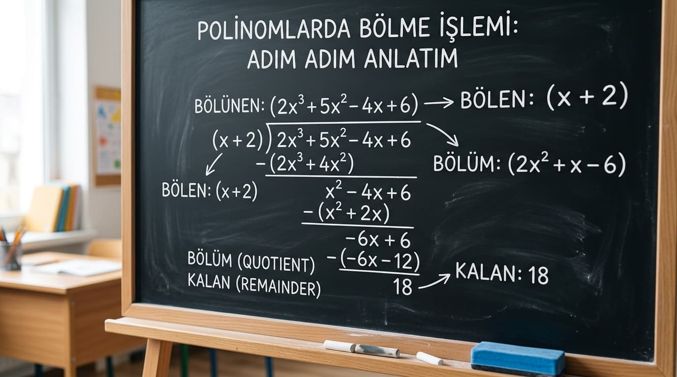 Polinomlarda Bölme Nasıl Yapılır?