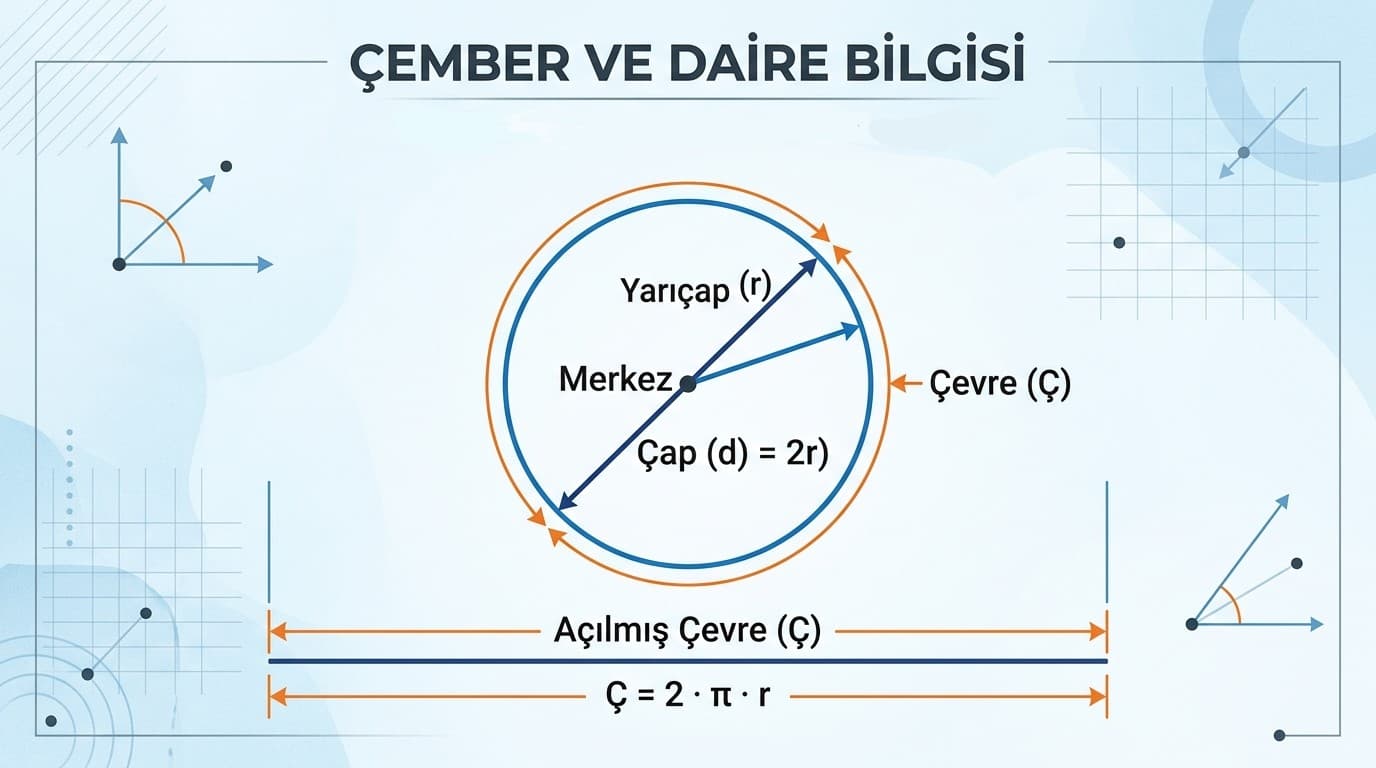 Çemberin Çevresi Nasıl Hesaplanır?