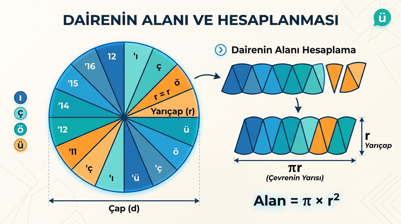 Dairenin Alanı Nasıl Hesaplanır?