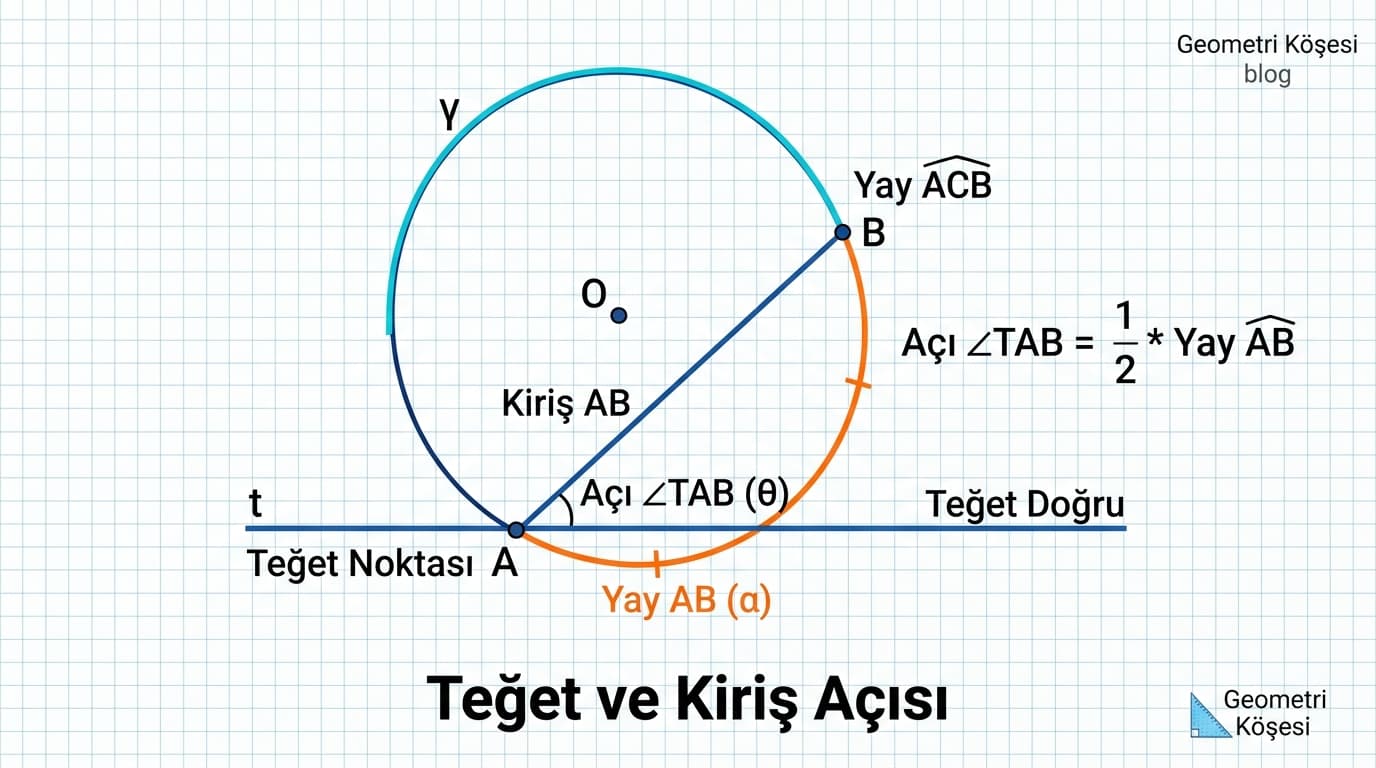 Teğet-Kiriş Açı Nedir?