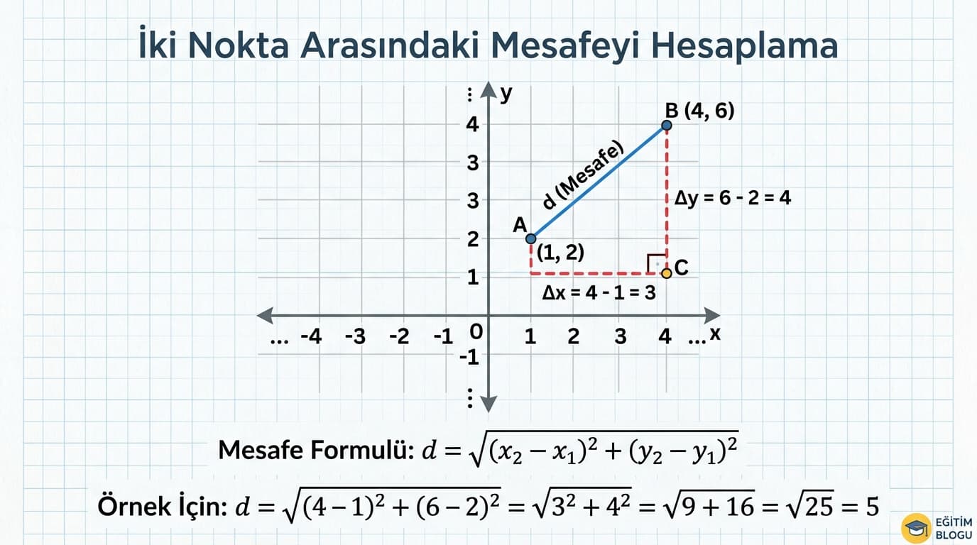 Noktanın Analitik İncelenmesi Nedir? (Koordinatlar, Uzaklık)