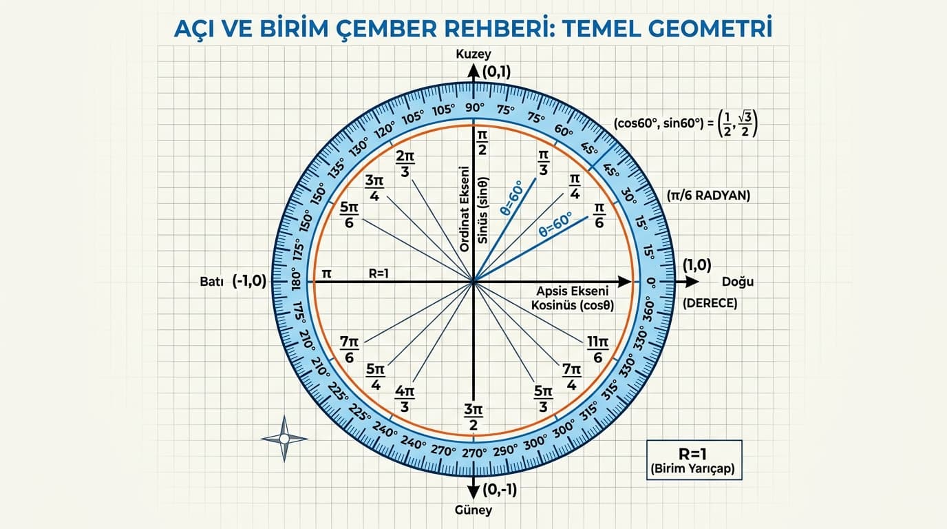 Derece Nedir? (Açı Birimi)