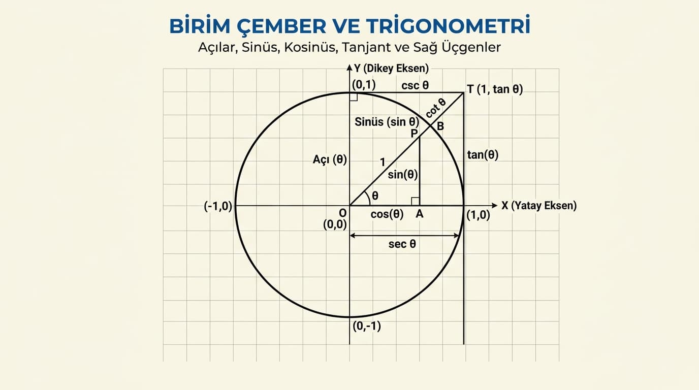 Temel Trigonometrik Özdeşlikler Nelerdir?