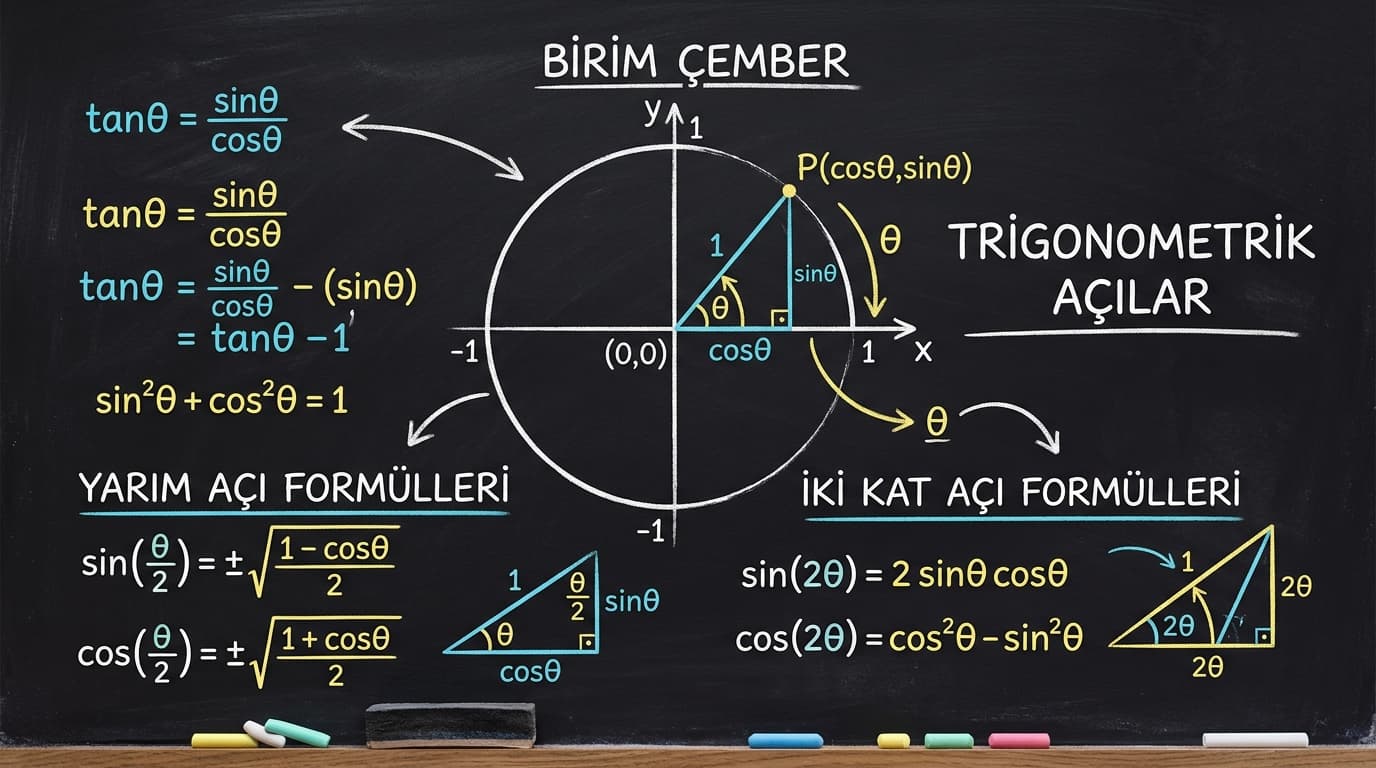 Yarım Açı Formülleri Nedir?