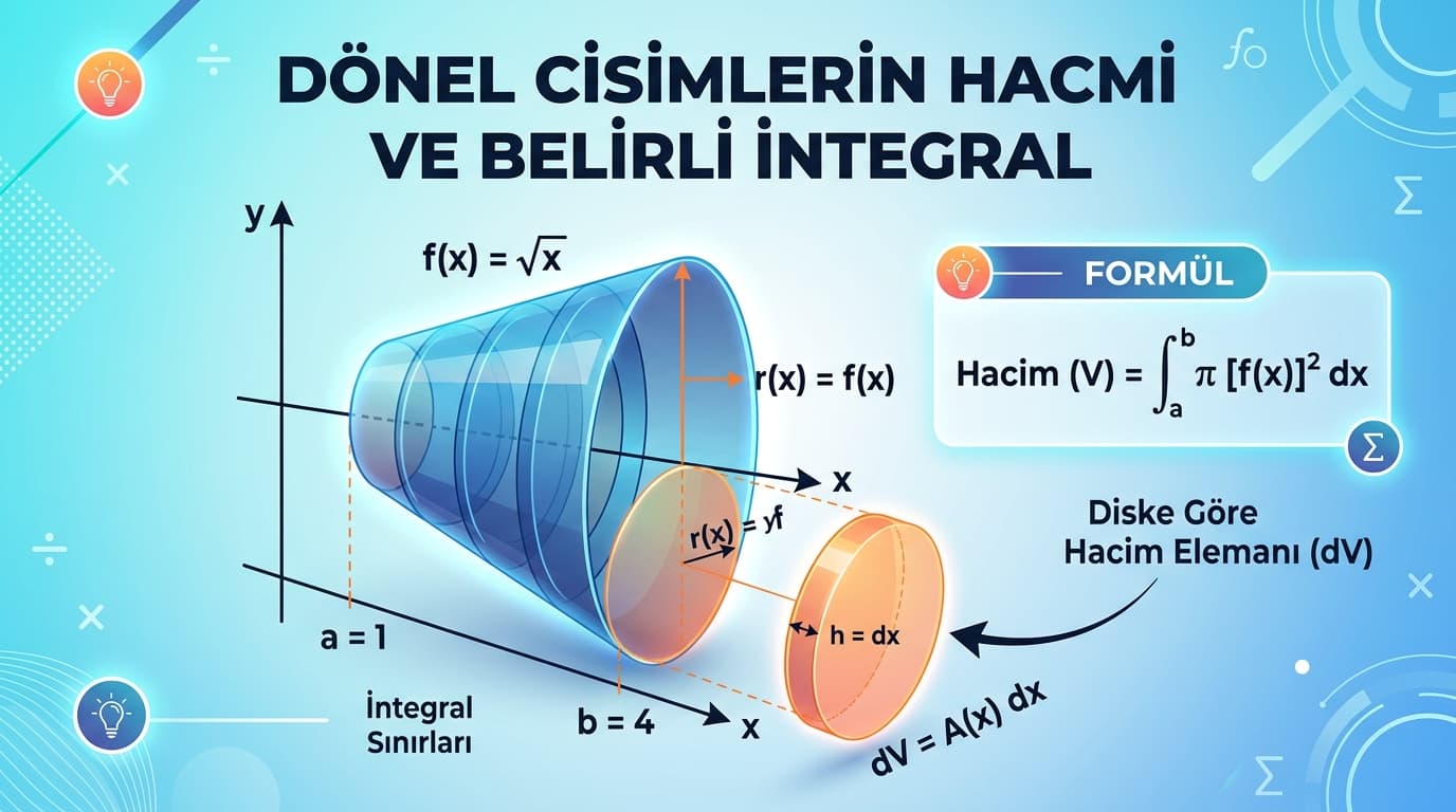 Hacim Hesaplamaları Nasıl Yapılır? (Belirli İntegral ile)